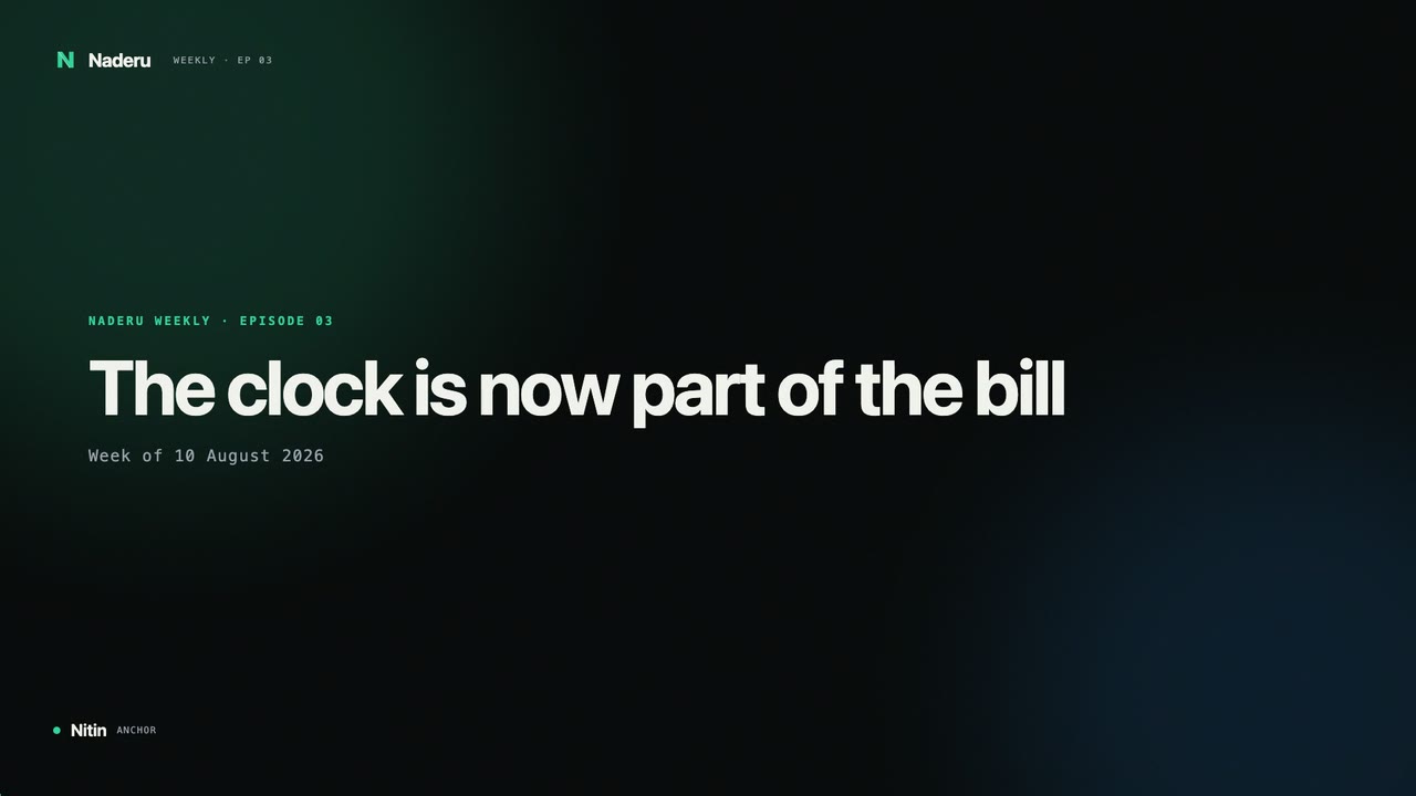 The clock is now part of the bill